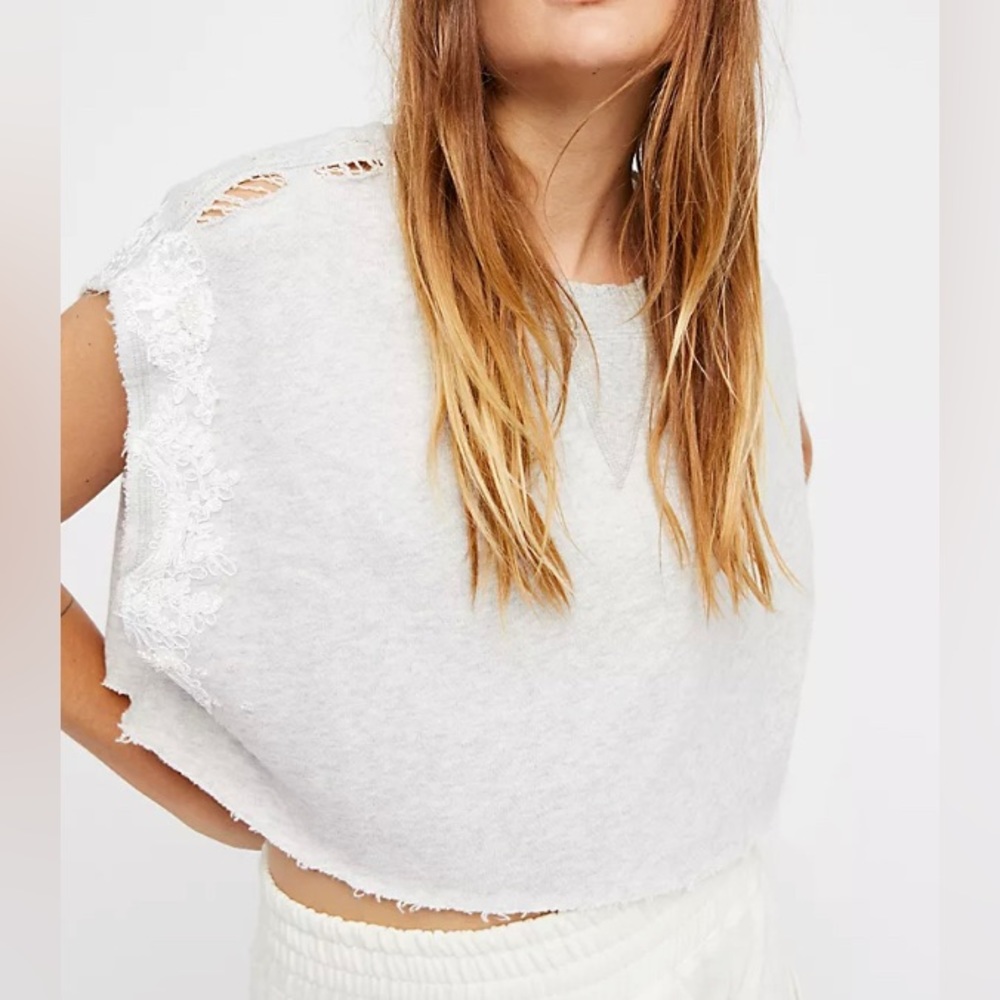 Free People La La Lovely Top L